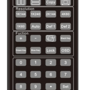 Captain Mini DP Fuser remote controls