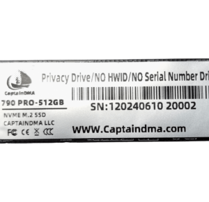 Privacy Drive/NO HWID/NO Serial Number Drive-512G